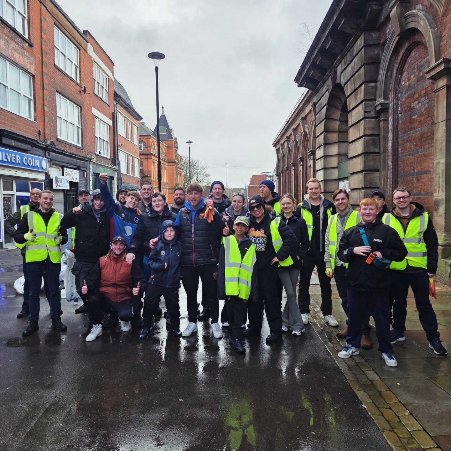 LFG members cleaning up Tunstall